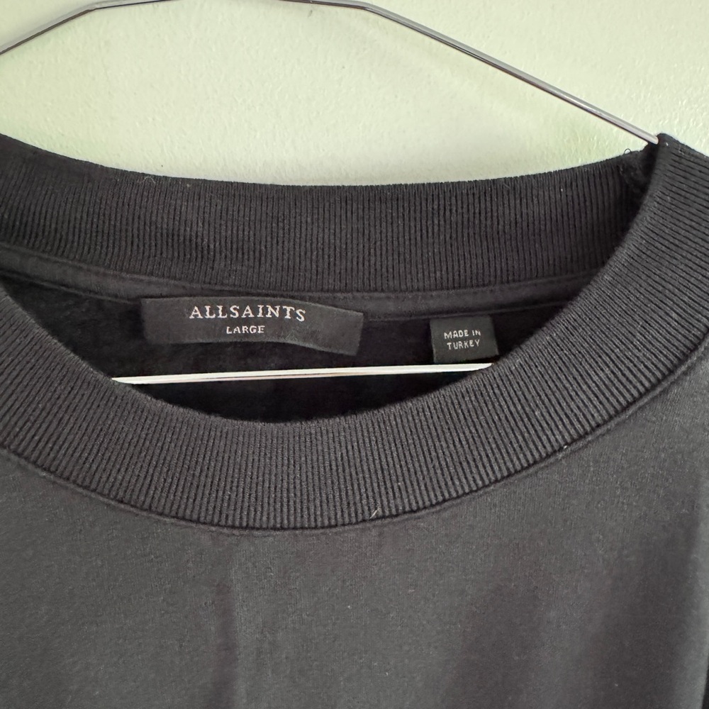 All Saints cropped crew sweatshirt - Picture 4 of 7